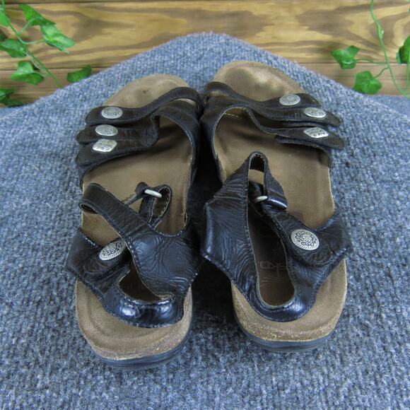 Dansko Women's Jess Ankle Strap Black‎ Patent Leather Sz 39 Medium Used 2025 - Picture 4 of 7